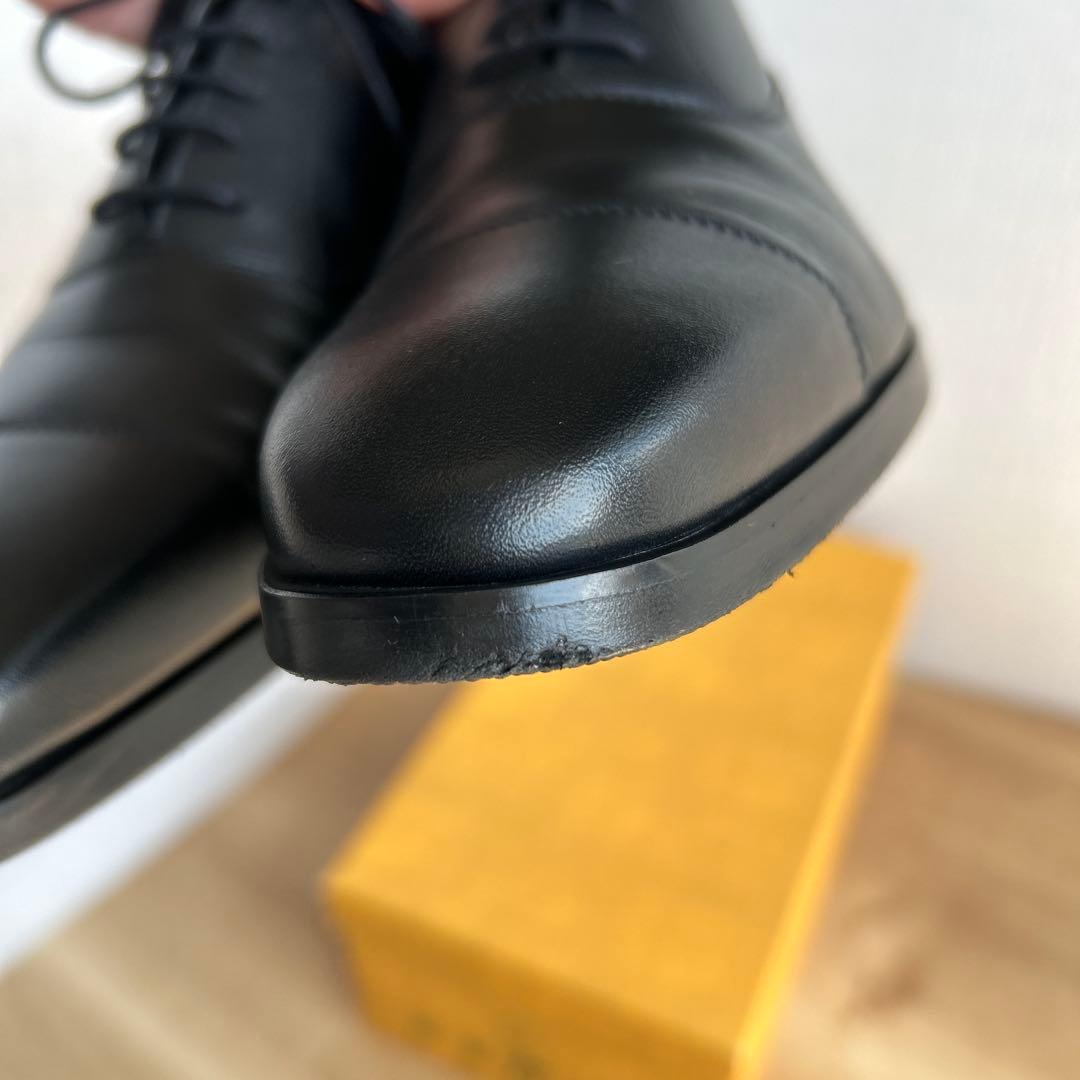 REGAL ブラックレザー ドレスシューズ キャップトゥ　24cm