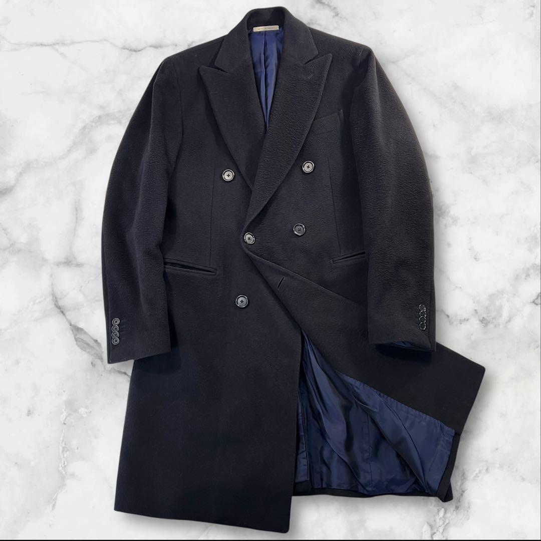 定価約20万 美品 De Petrillo ダブルチェスターコート サイズ48
