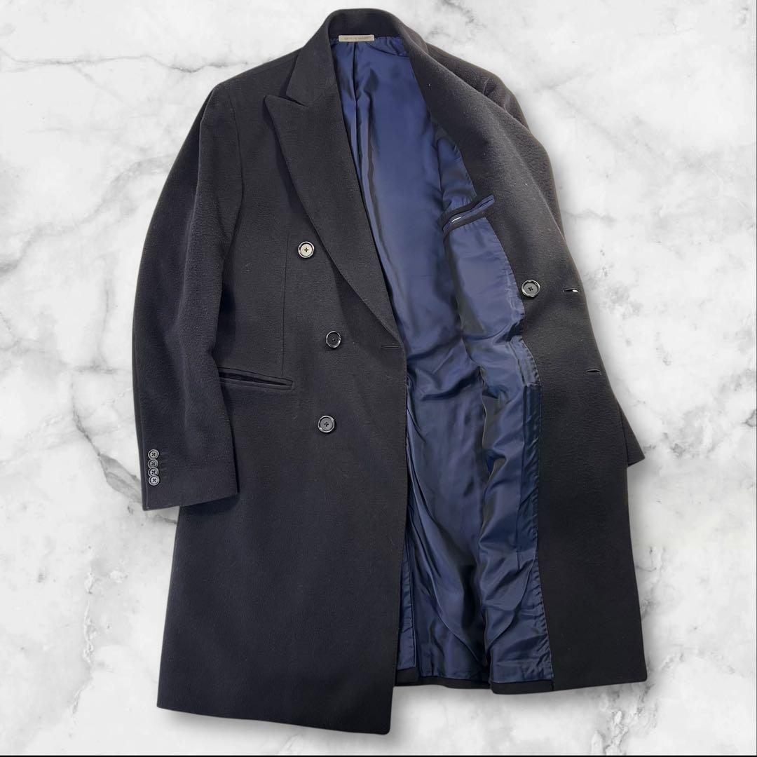 定価約20万 美品 De Petrillo ダブルチェスターコート サイズ48