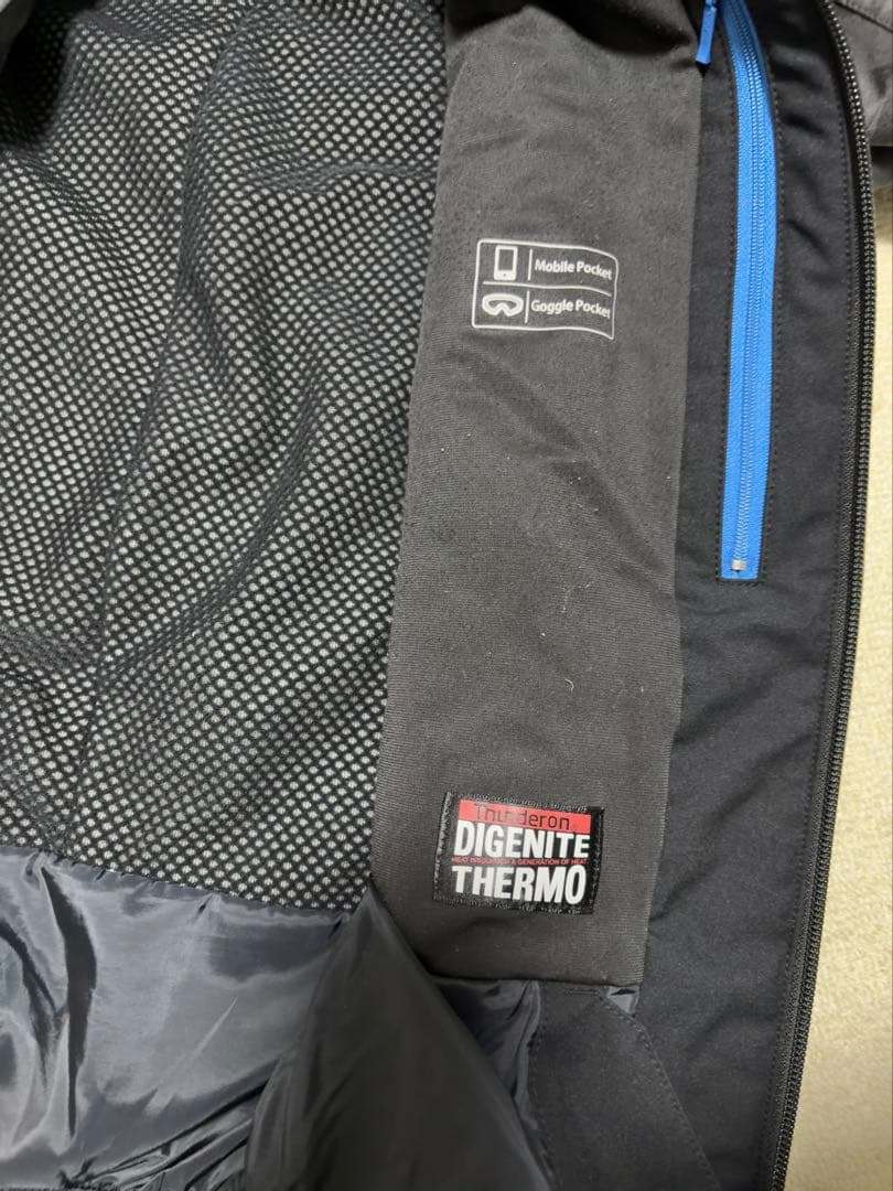 Phenix スキーウェア メンズ ダークグレー カモフラージュ　M サイズ