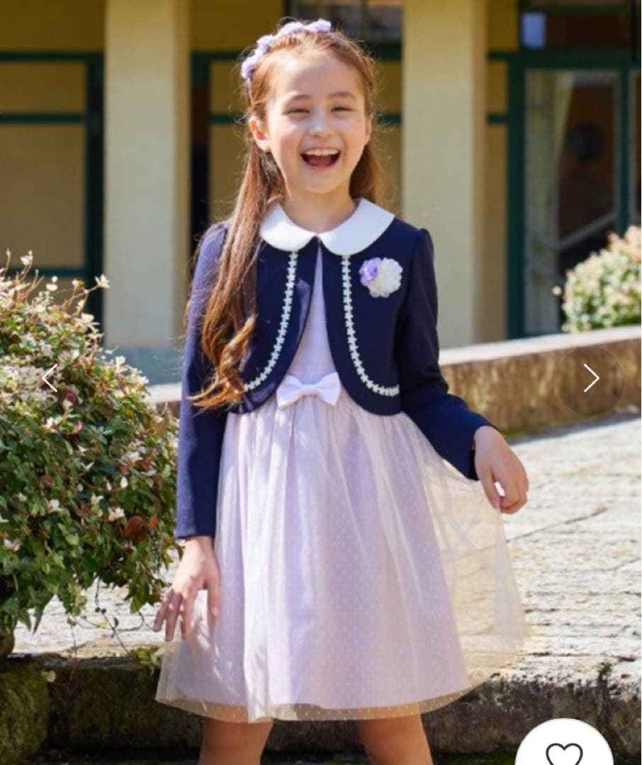 CHOPIN ラベンダー×ネイビー セレモニー 入学 卒園 フォーマル