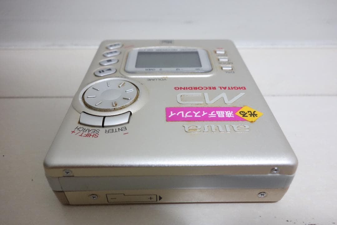 希少品 単3電池対応 ポータブルMDレコーダー AM-F70 AIWA アイワ