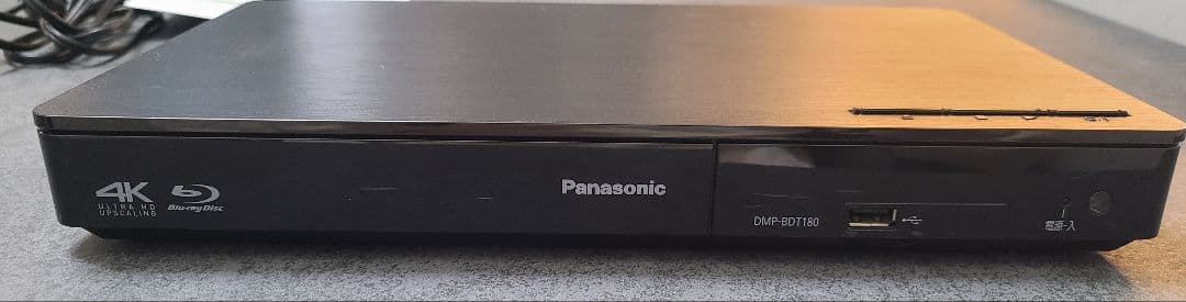 Panasonic ブルーレイディスクプレーヤー DMP-BDT180 4K対応