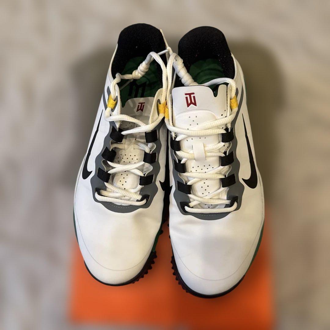 Nike TW 14 ゴルフシューズ ホワイト/グリーン