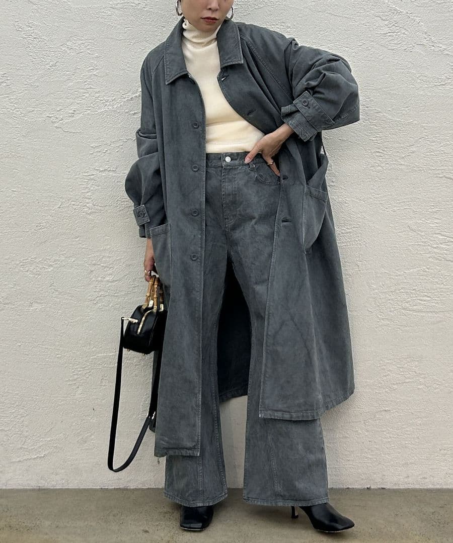 【Loungedress】【ai no de】unoオーバーコート　Mサイズ