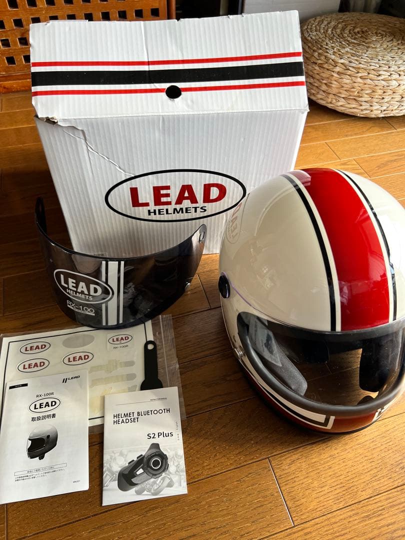 【限定色・インカム付き】LEAD フルフェイス　RX-100R