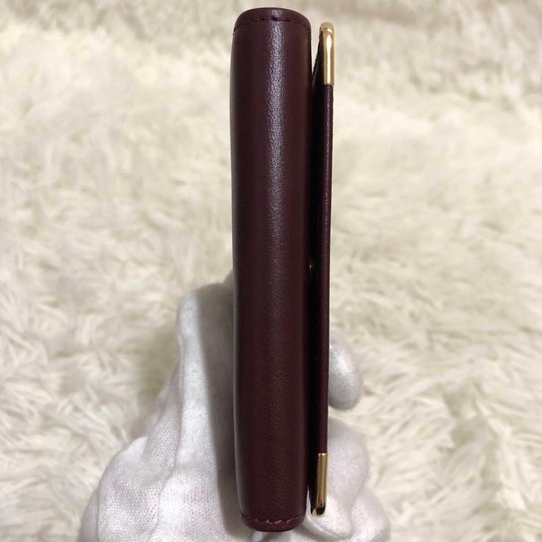 未使用✨カルティエ　マストライン　 6連キーケース　ボルドー　レディース