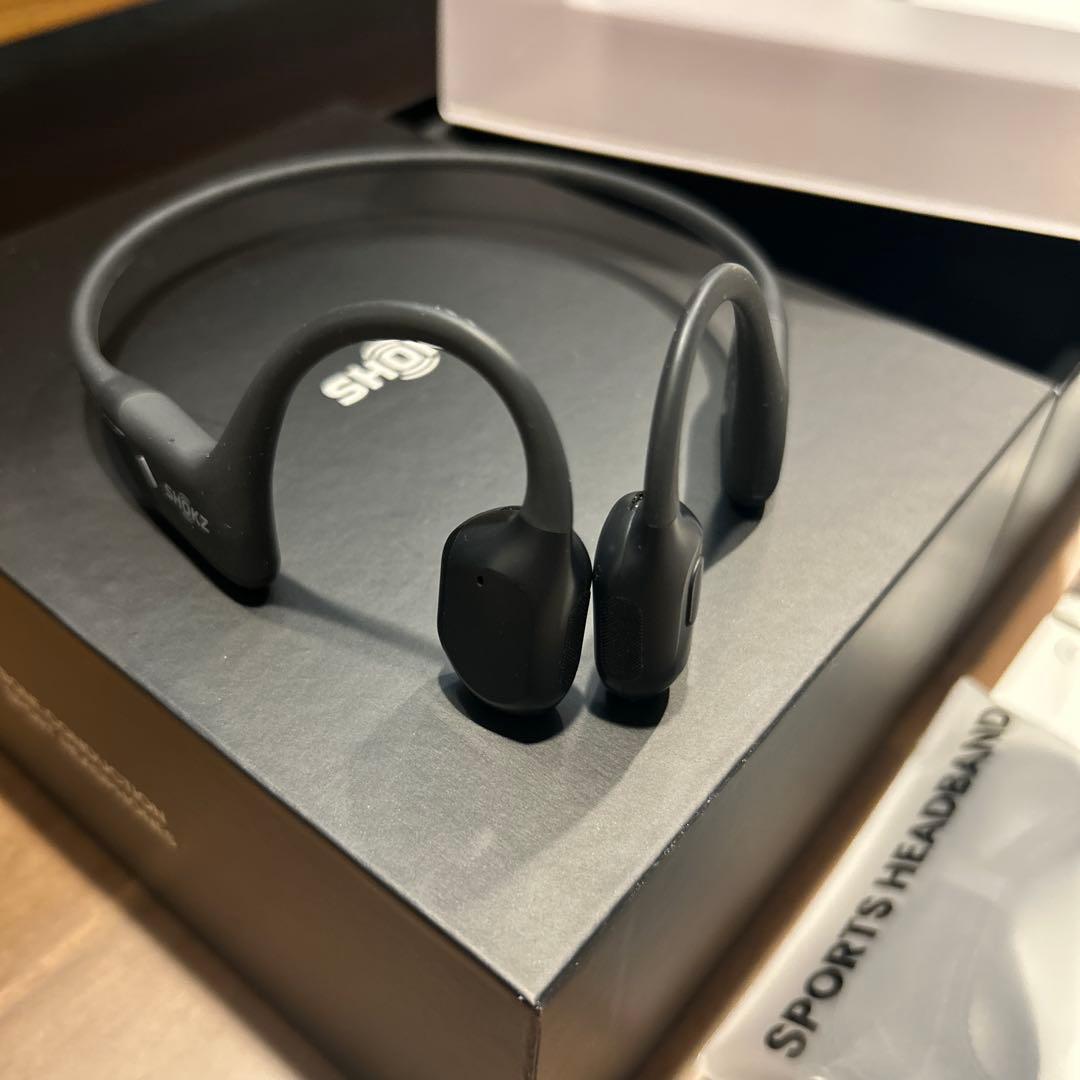 骨伝導 ブルートゥースイヤホン OpenRun Pro 黒
