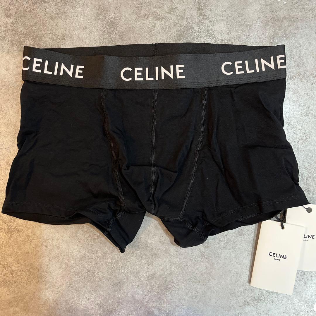 CELINE ボクサーパンツ 黒　新品 L