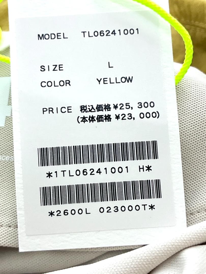 【フォロー割】新品 TFW49 コンビネーションオープンカラーシャツ Lサイズ