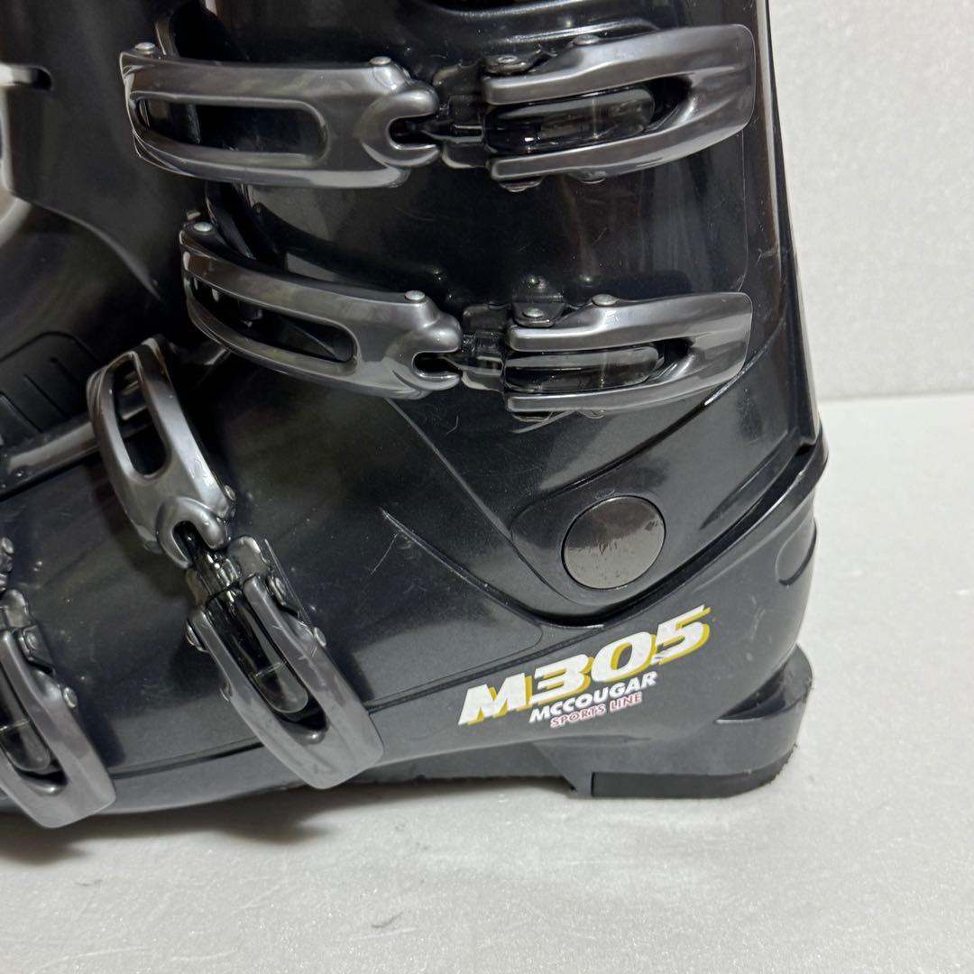 27-27.5cm スキーブーツ　グレー初心者格安激安処分317mm