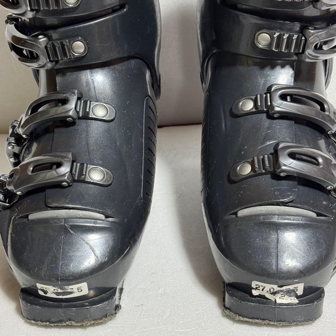 27-27.5cm スキーブーツ　グレー初心者格安激安処分317mm