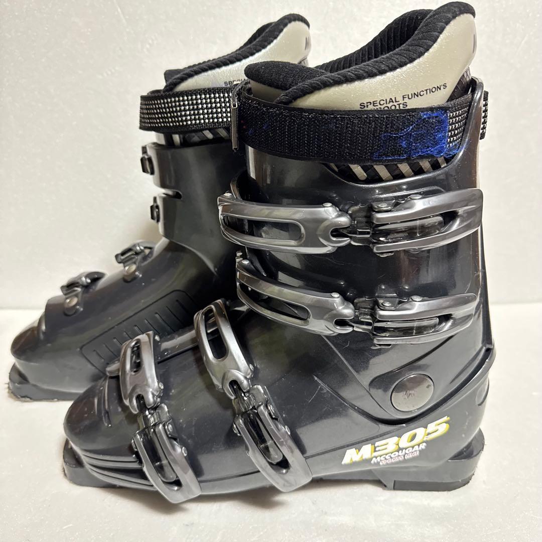 27-27.5cm スキーブーツ　グレー初心者格安激安処分317mm