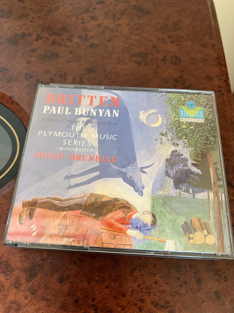 見本品　美品 ブリテン ポール・バニヤン 1988年2CD 帯付き　クラシック