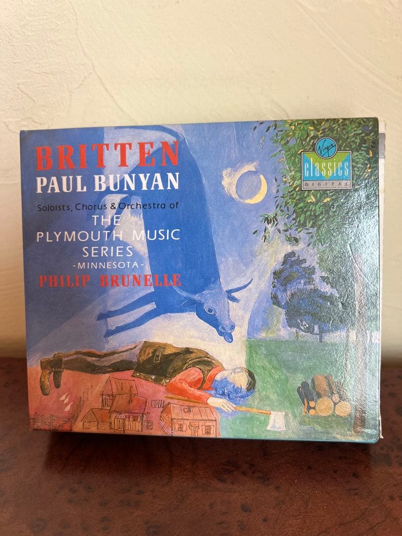 見本品　美品 ブリテン ポール・バニヤン 1988年2CD 帯付き　クラシック