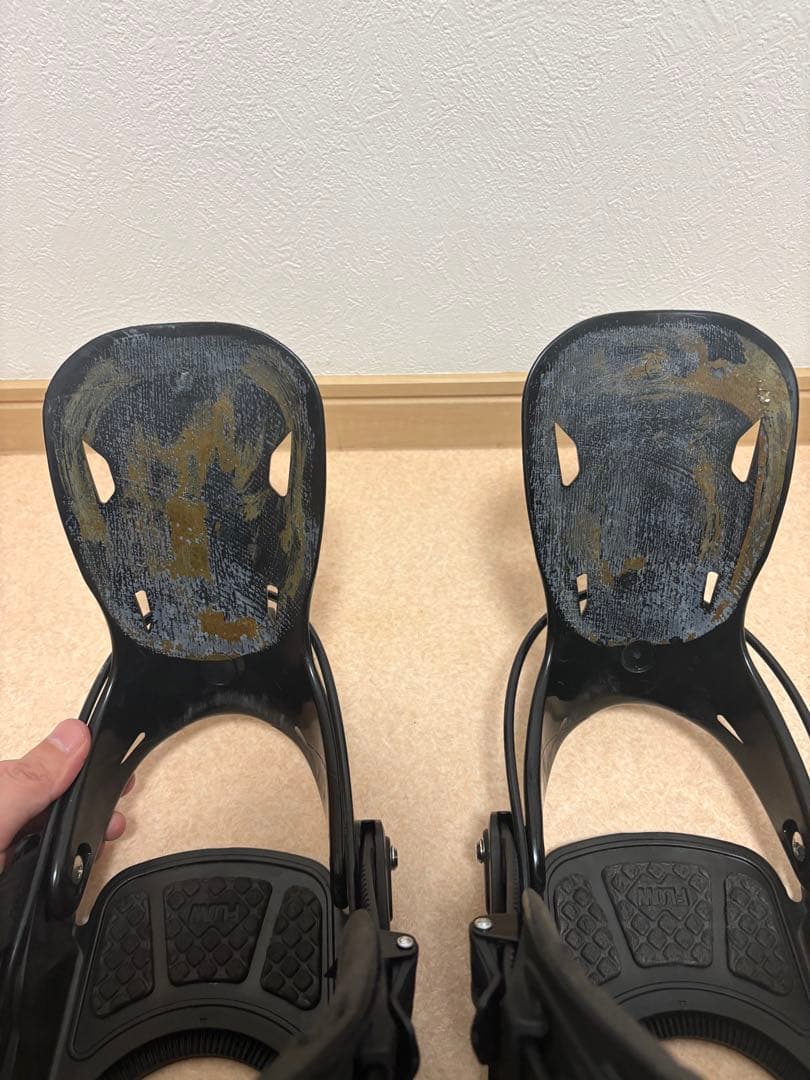 FLOW ALPHA スノーボードビンディング ブラック　Mサイズ