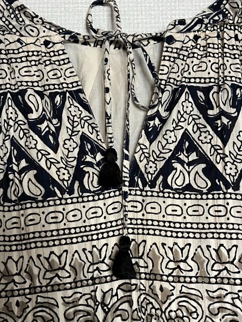 サラマリカ　Lurex Border Print Long Dress