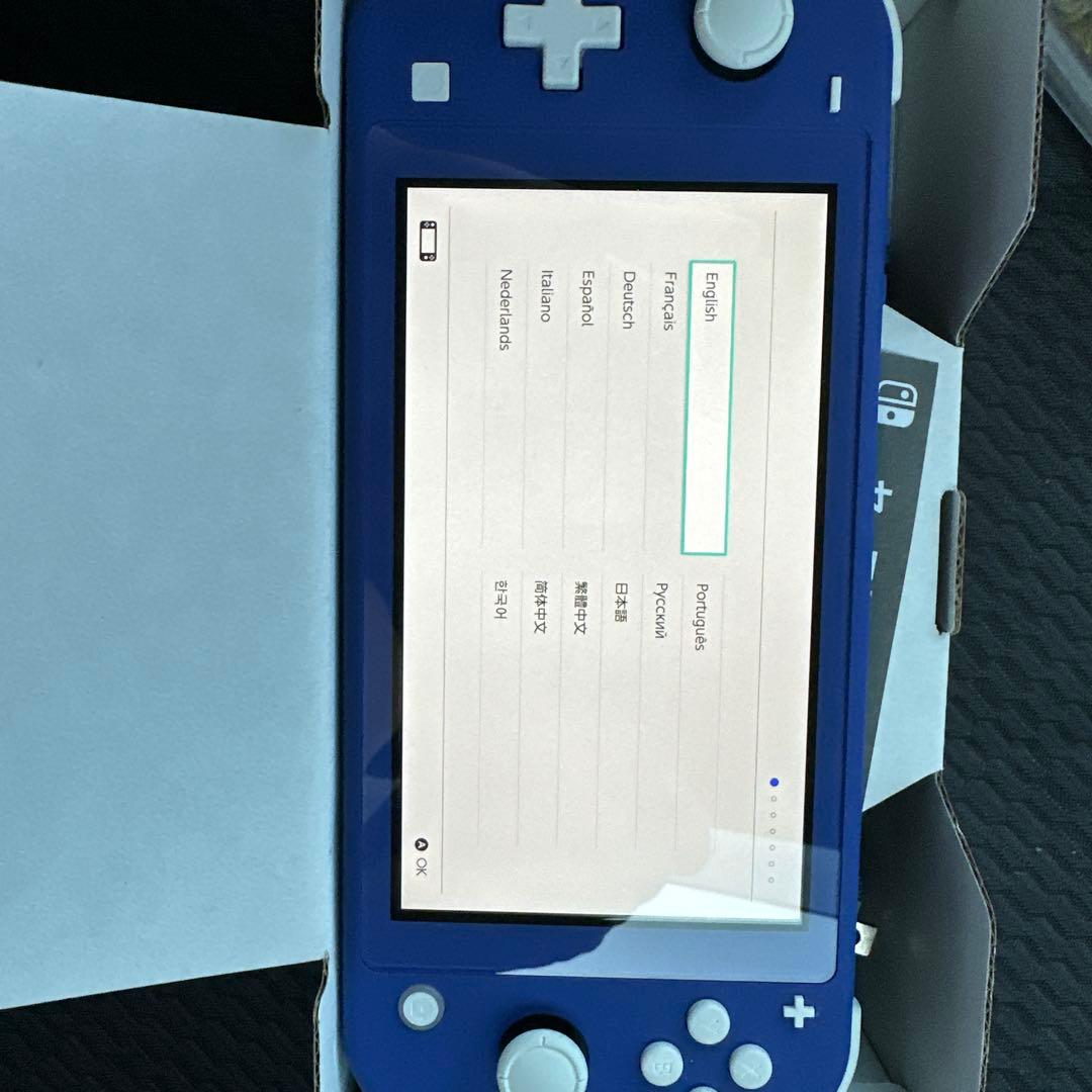 Nintendo Switch Lite ブルー モンハンライズ　動作確認済み