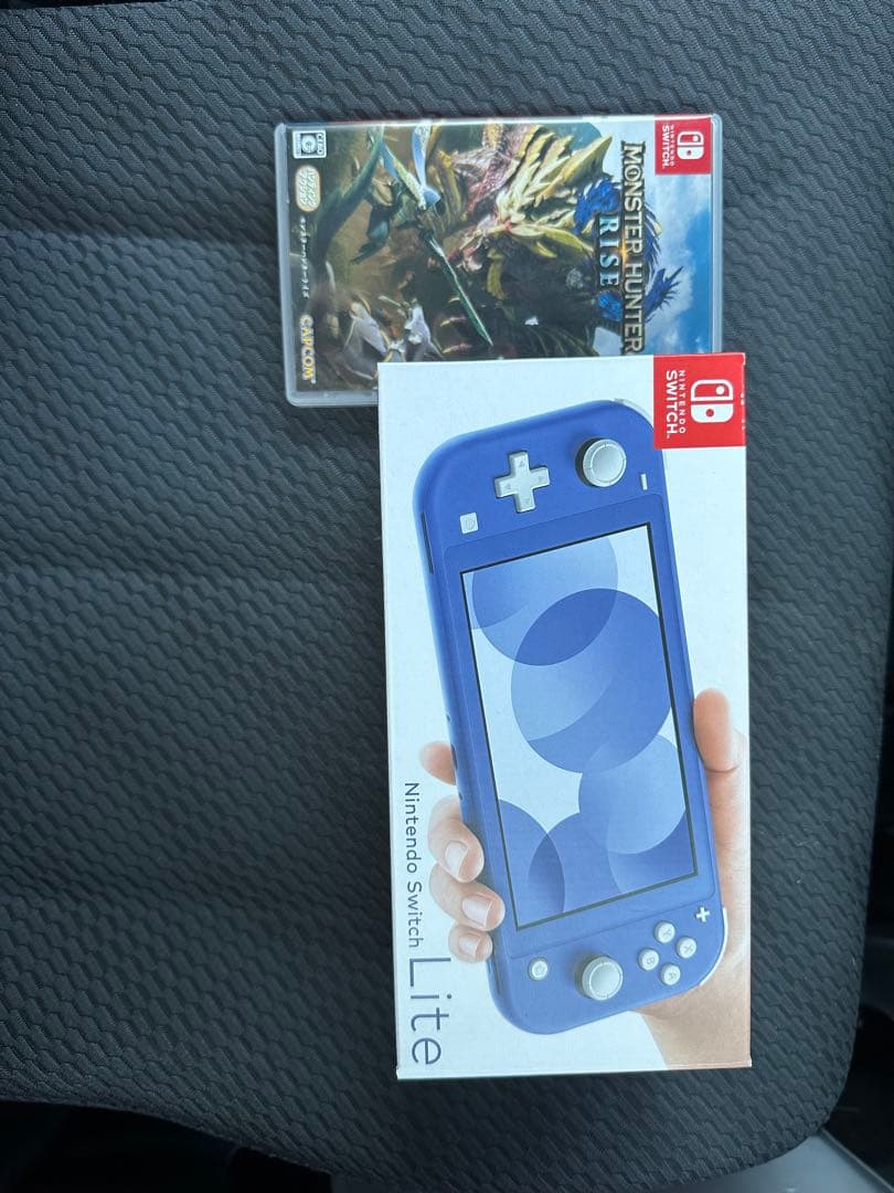 Nintendo Switch Lite ブルー モンハンライズ　動作確認済み