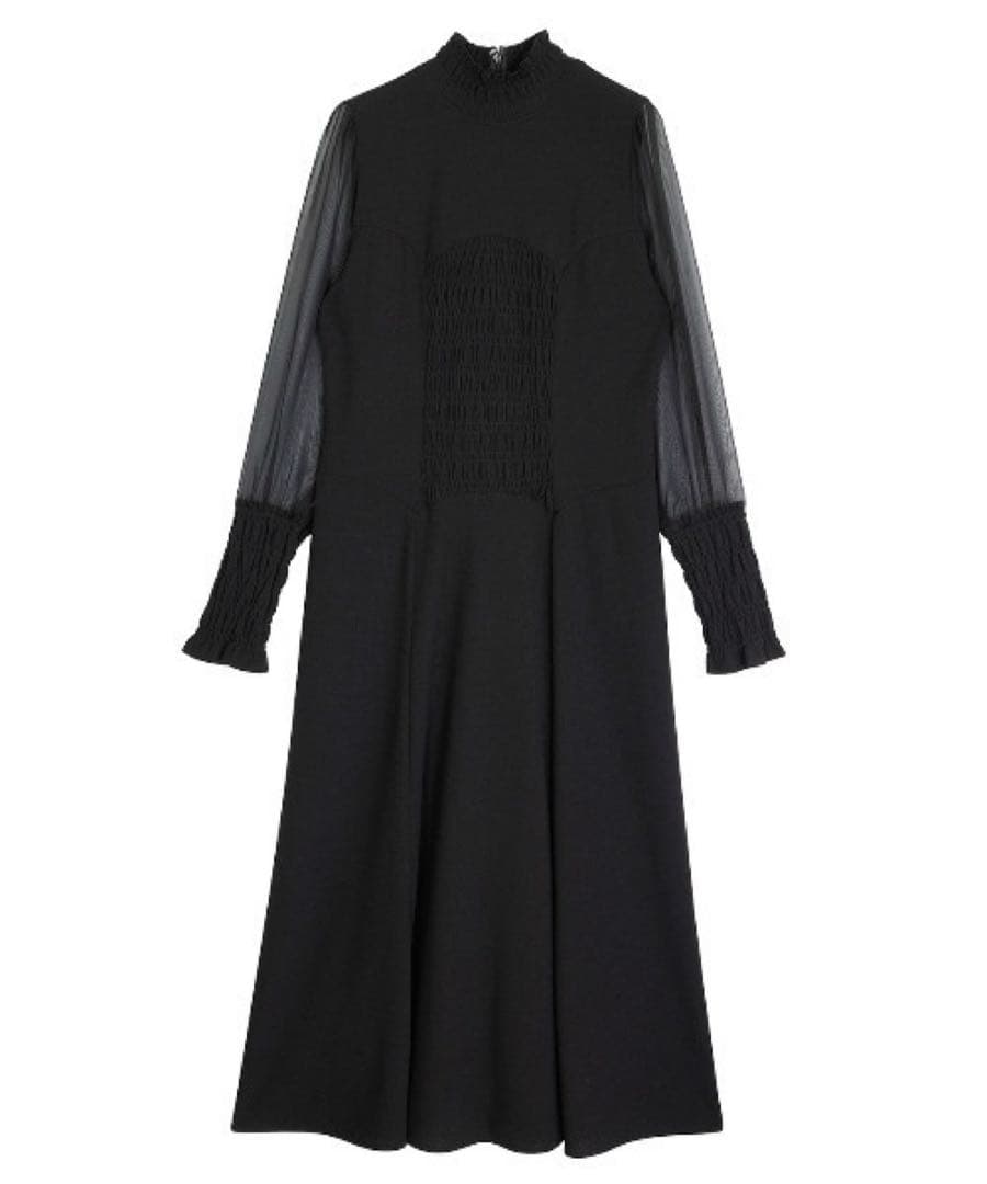 美品☆AMERI UND SWITCH SHIRRING DRESS