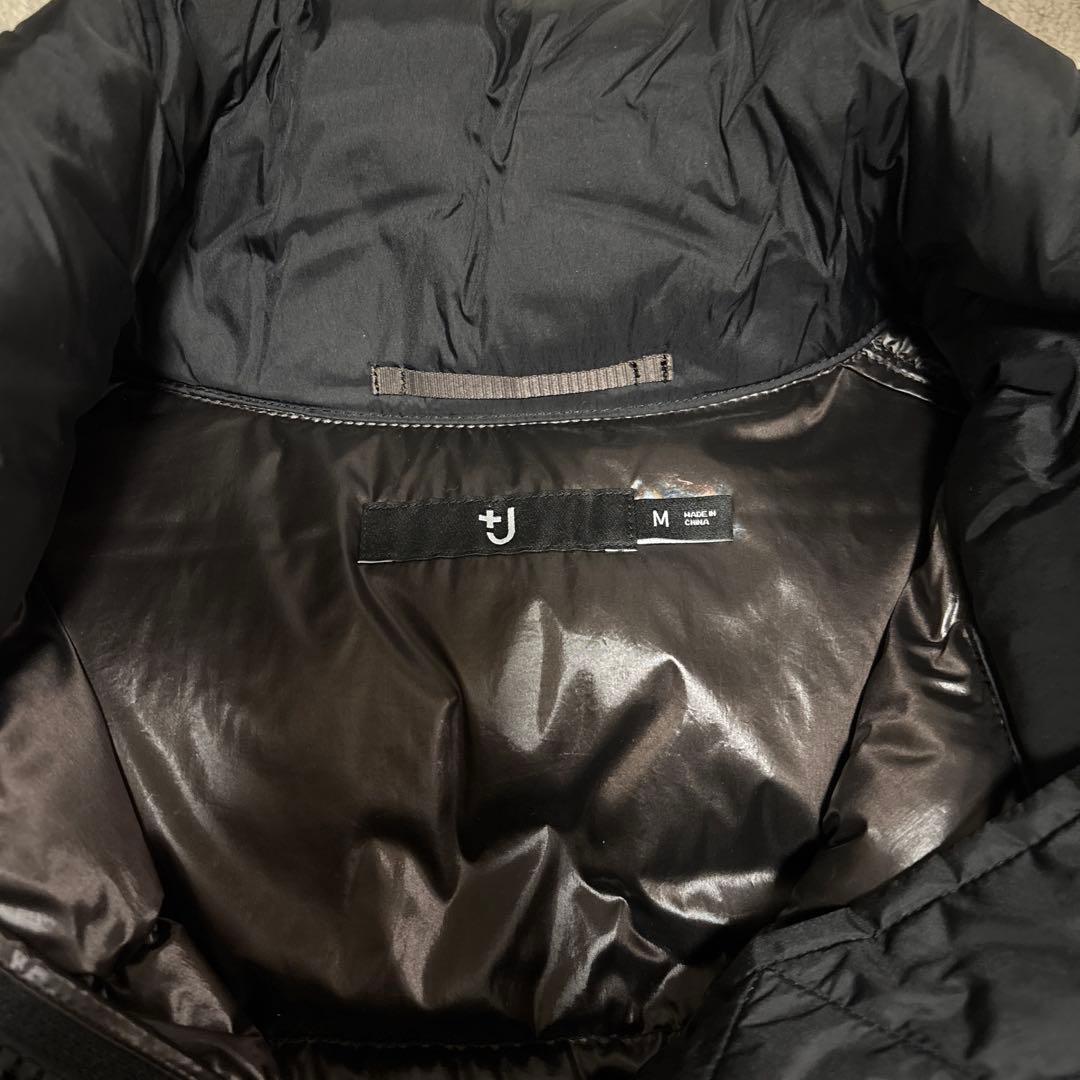 UNIQLO ダウンボリュームベスト +J 黒 Mサイズ