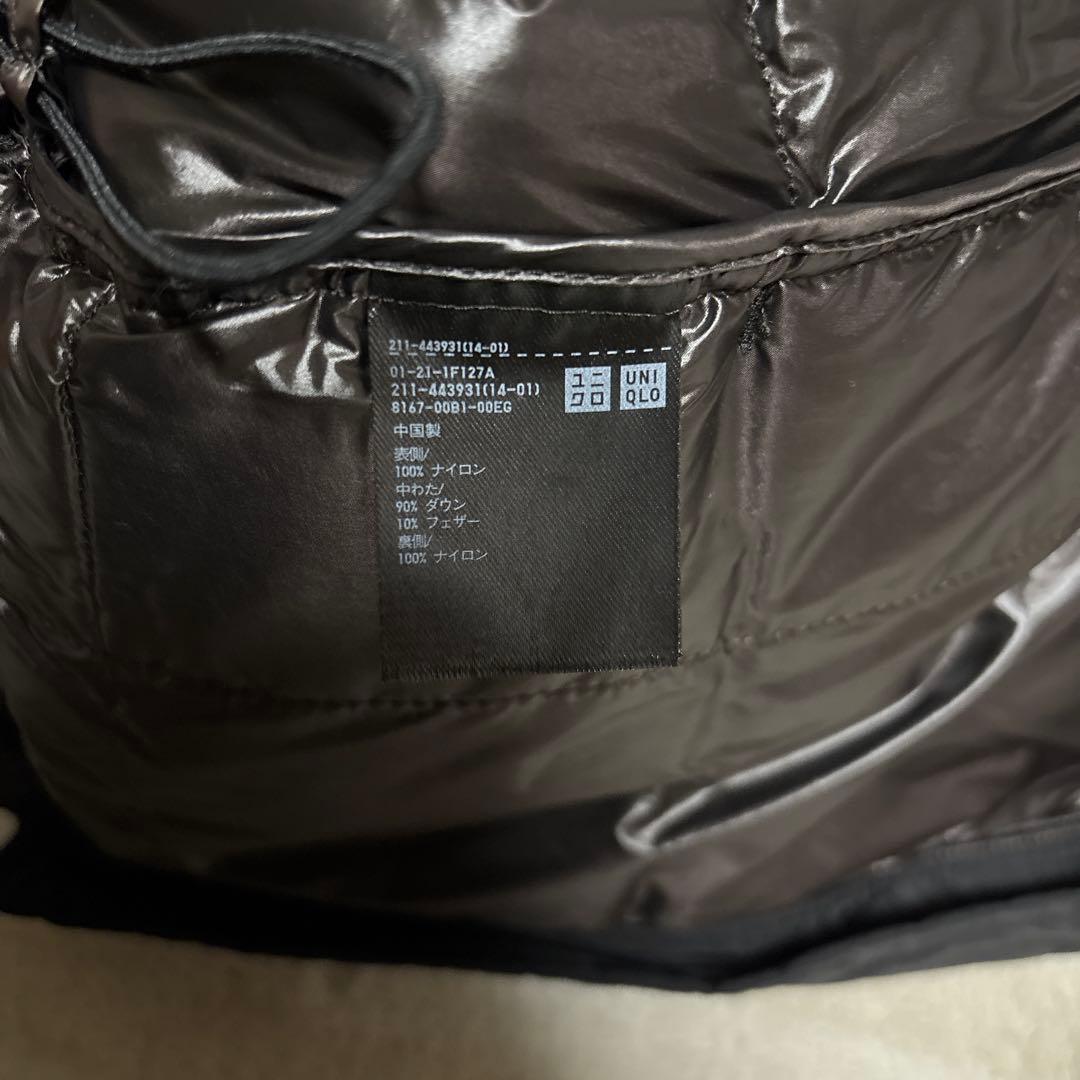 UNIQLO ダウンボリュームベスト +J 黒 Mサイズ