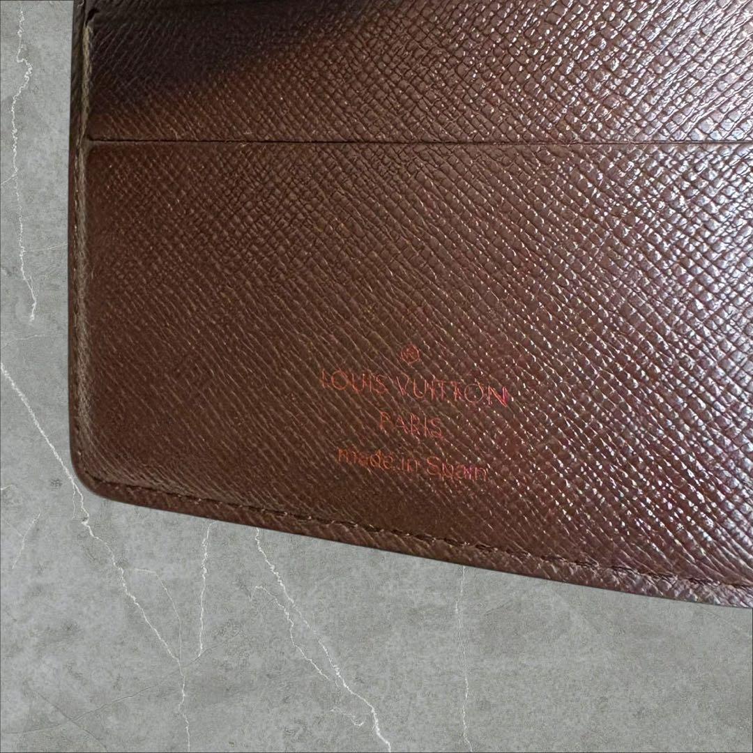 美品✨ ルイヴィトン 財布 ポルトフォイユ マルコ ダミエ柄　二つ折り財布
