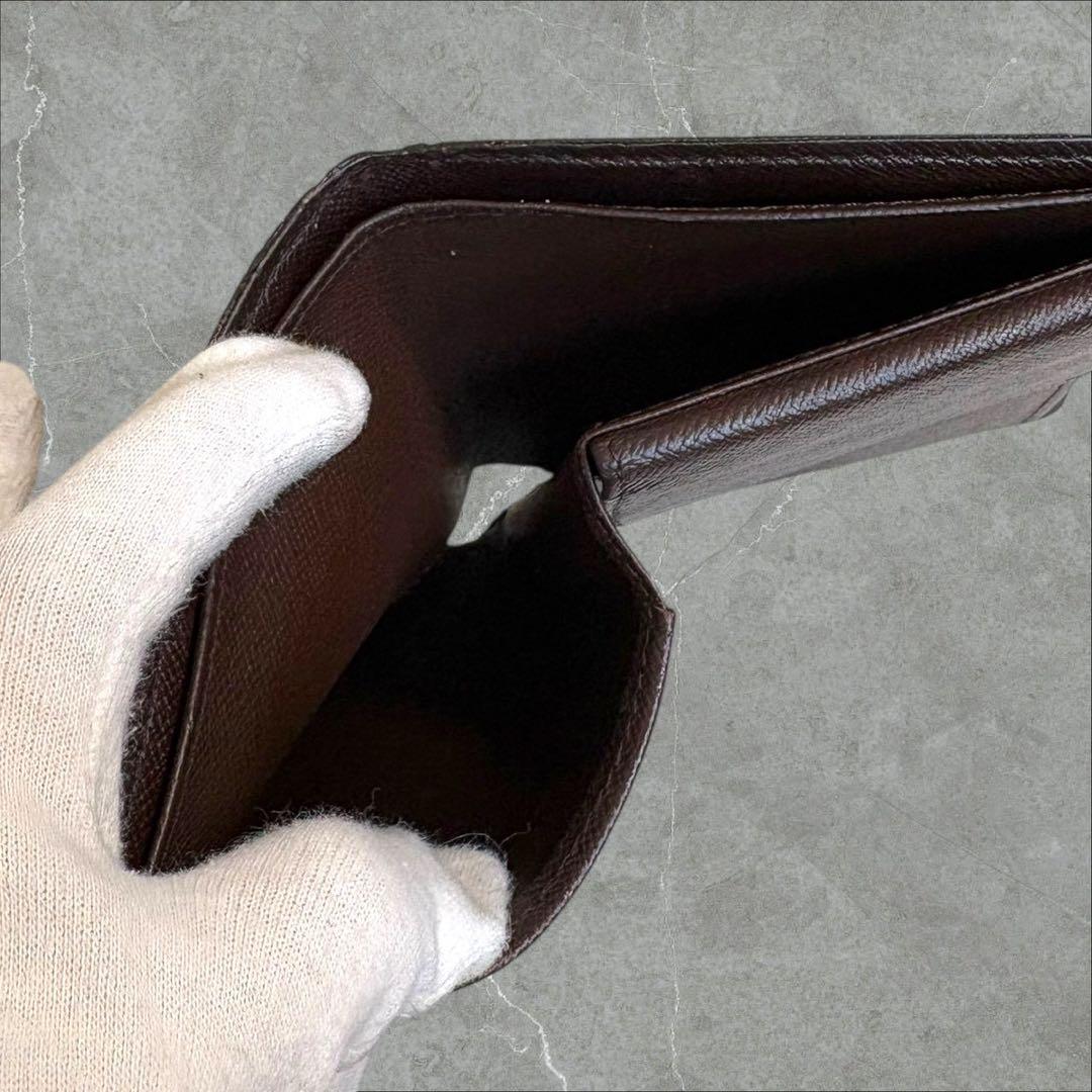 美品✨ ルイヴィトン 財布 ポルトフォイユ マルコ ダミエ柄　二つ折り財布