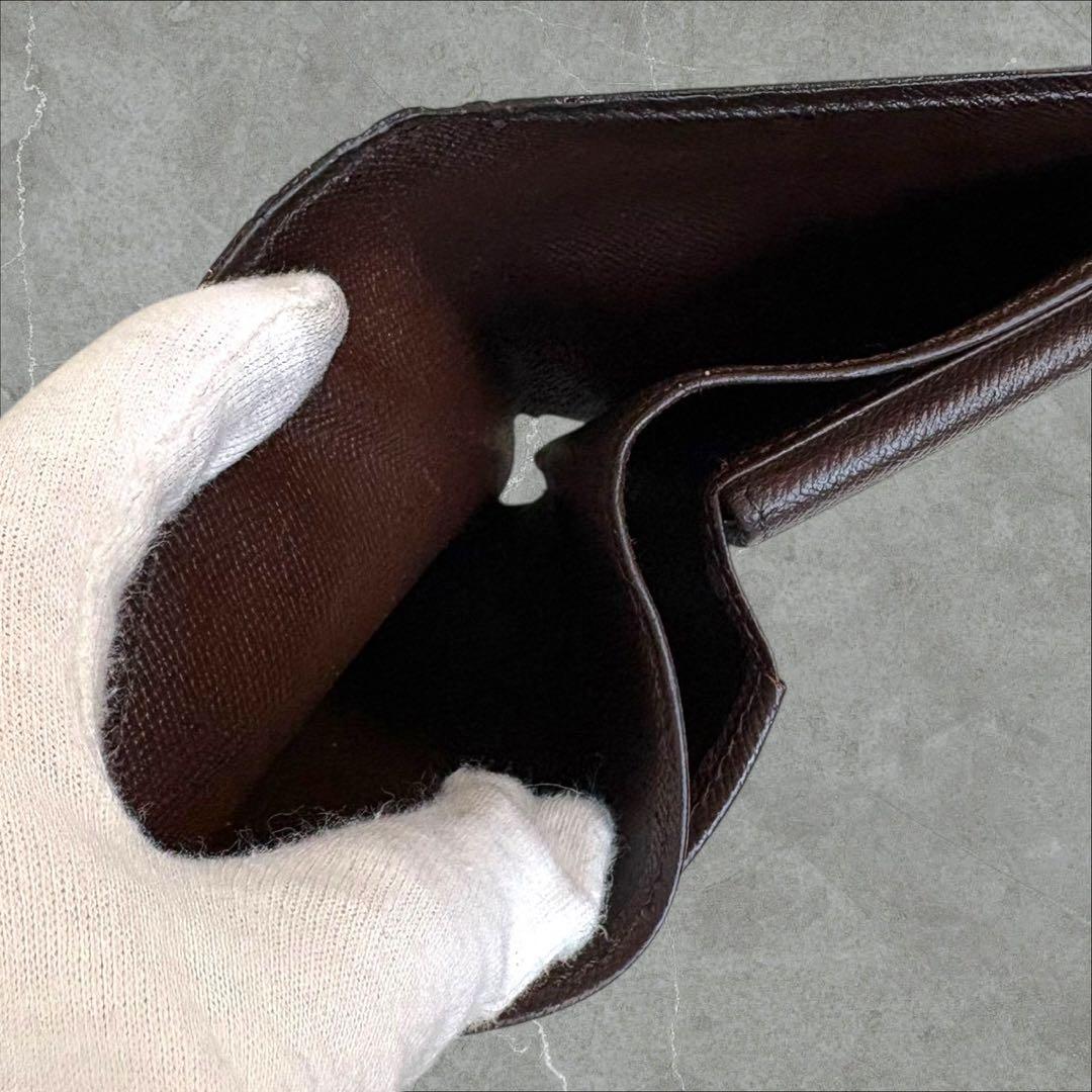 美品✨ ルイヴィトン 財布 ポルトフォイユ マルコ ダミエ柄　二つ折り財布