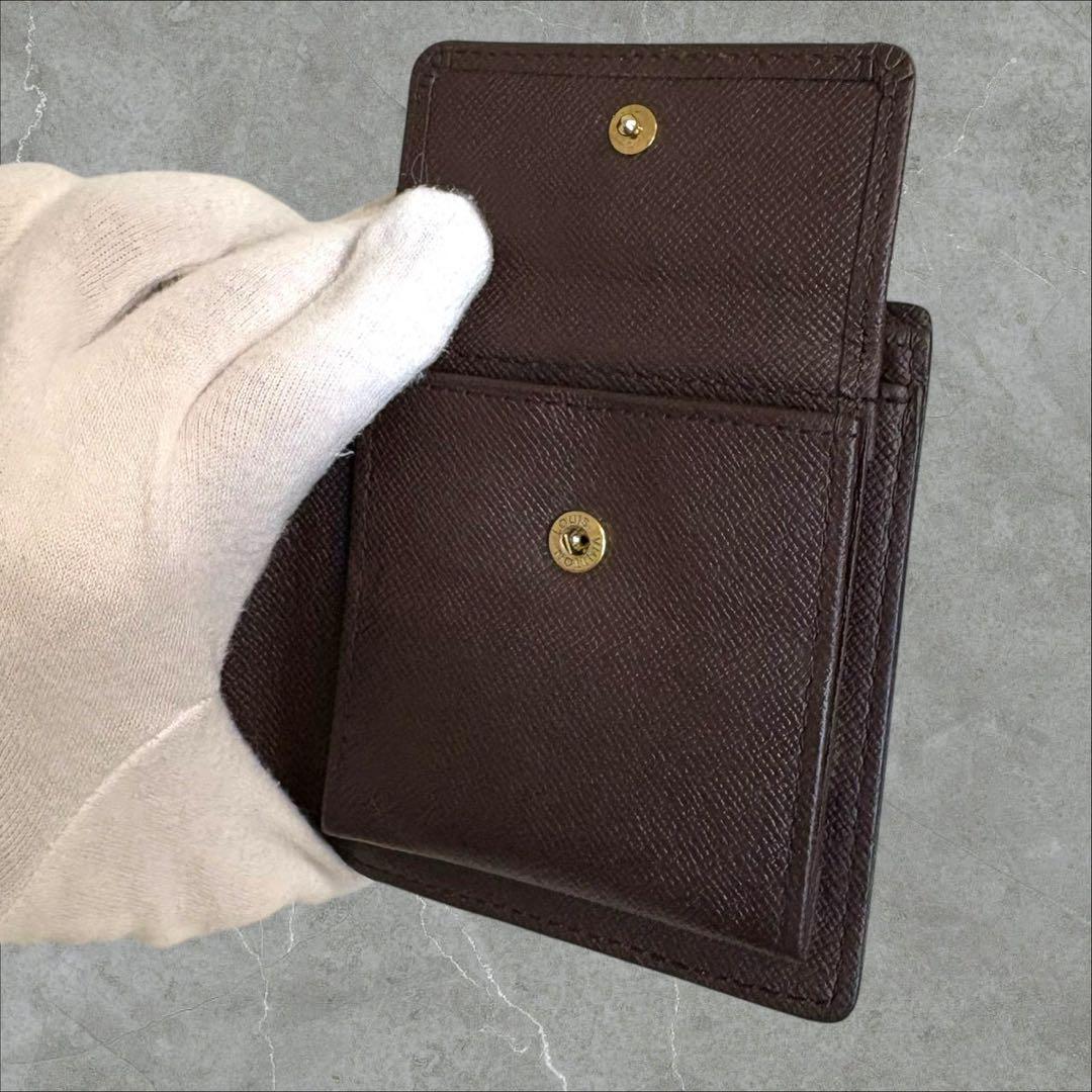 美品✨ ルイヴィトン 財布 ポルトフォイユ マルコ ダミエ柄　二つ折り財布