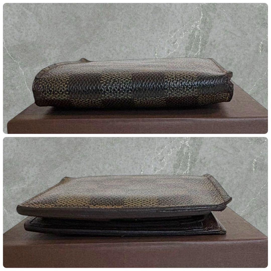 美品✨ ルイヴィトン 財布 ポルトフォイユ マルコ ダミエ柄　二つ折り財布