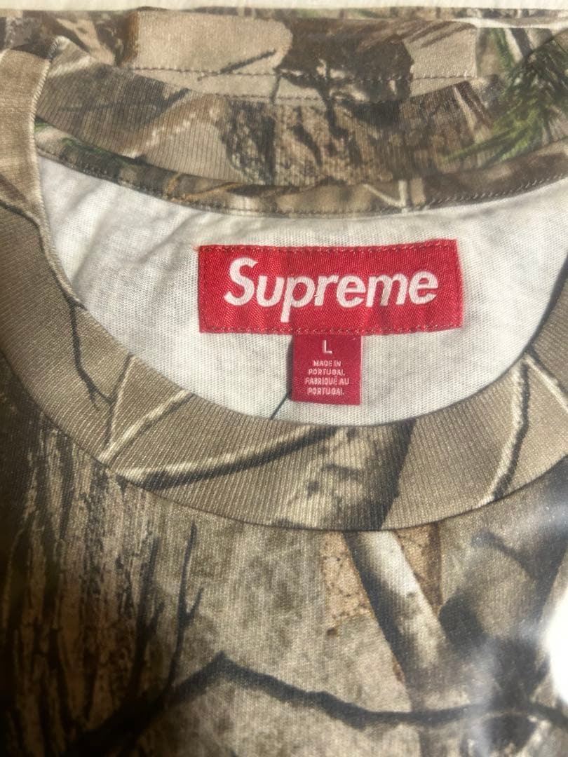 トップス supreme Small Box L/S Tee L camo