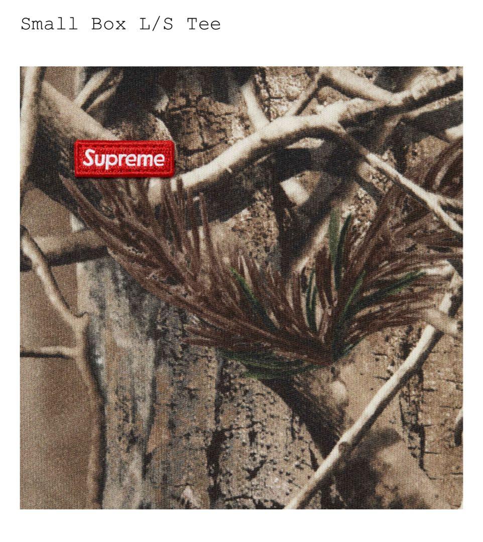 トップス supreme Small Box L/S Tee L camo