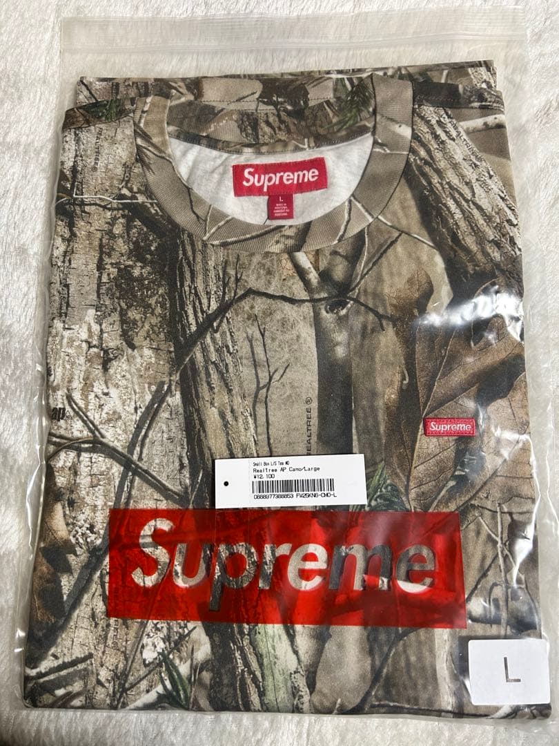トップス supreme Small Box L/S Tee L camo