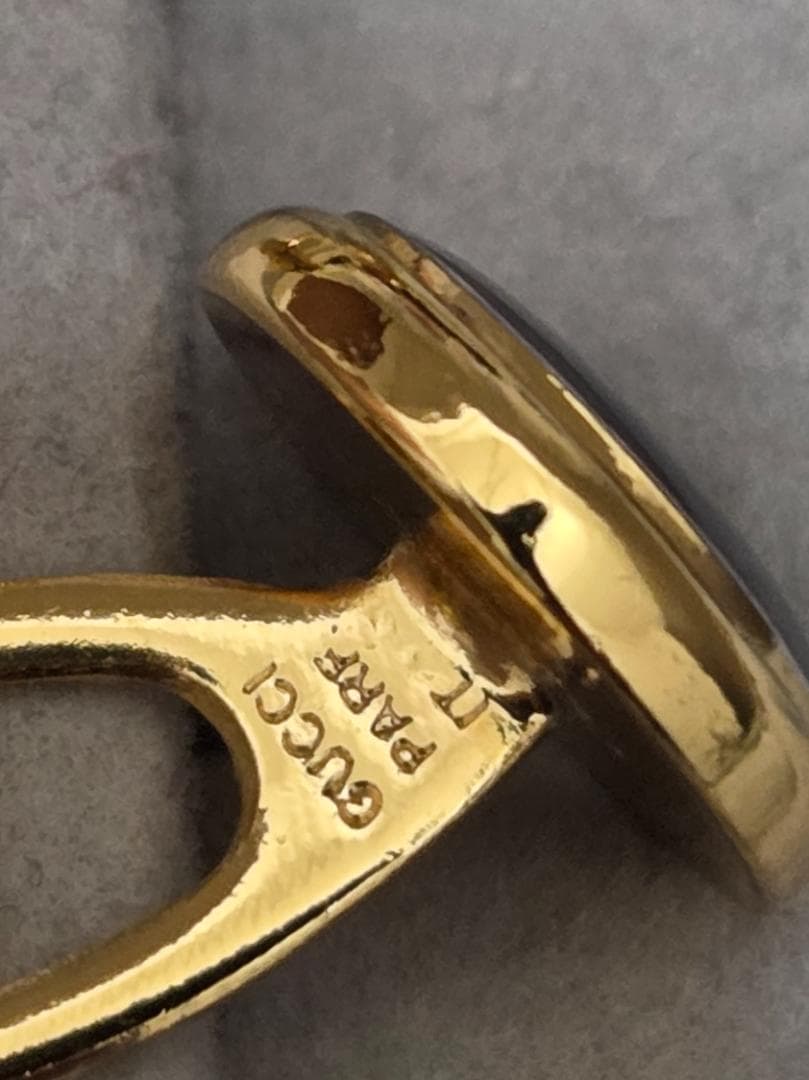 GUCCIグッチ インターロッキングG　ヴィンテージカフス　箱付き　43101