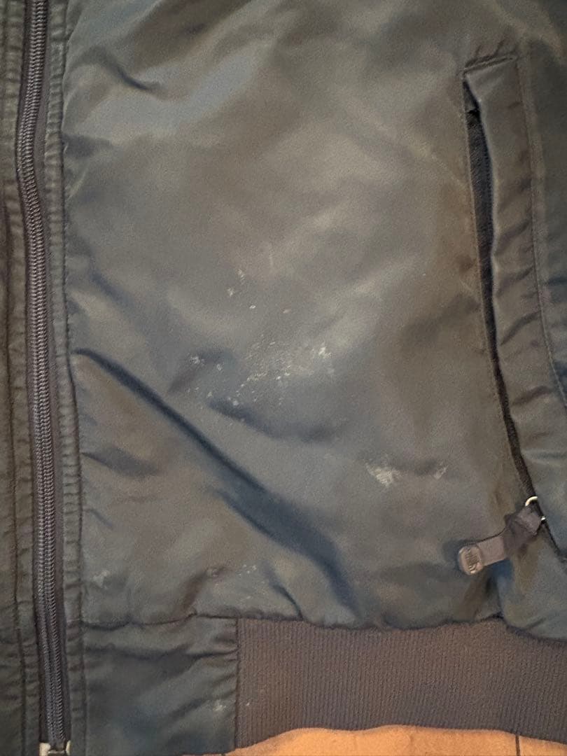 The North Face ブラック MA-1 ボンバージャケット　xl