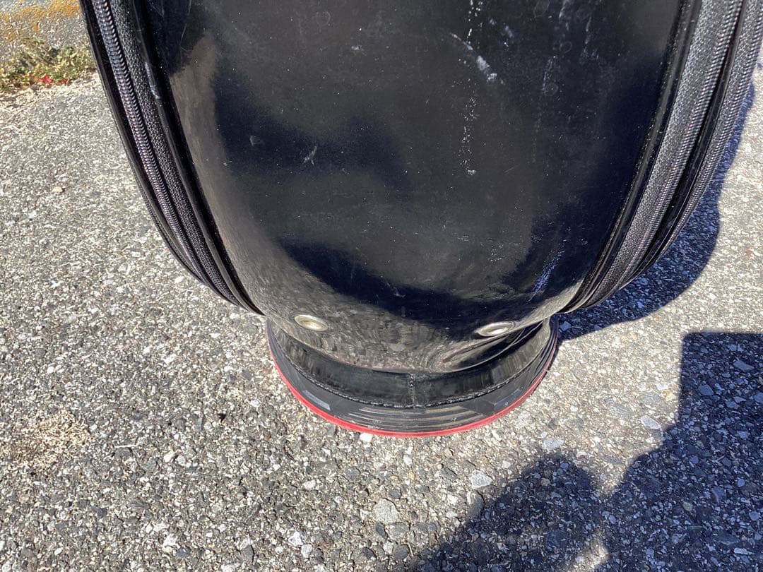 中古　マスターバニー　キャディバッグ　ブラックエナメル