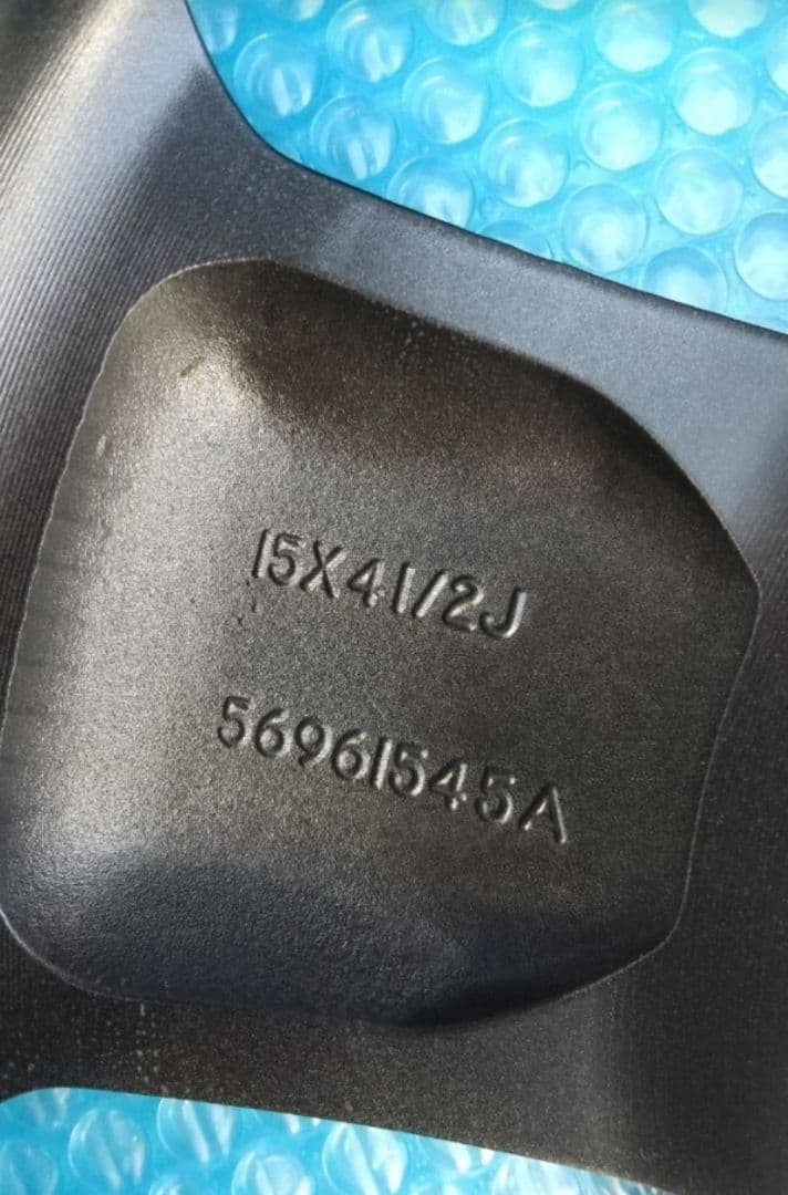 納車前外し 傷無し汚れ無し スズキ ハスラー 純正 アルミ 1本単品 新車外し