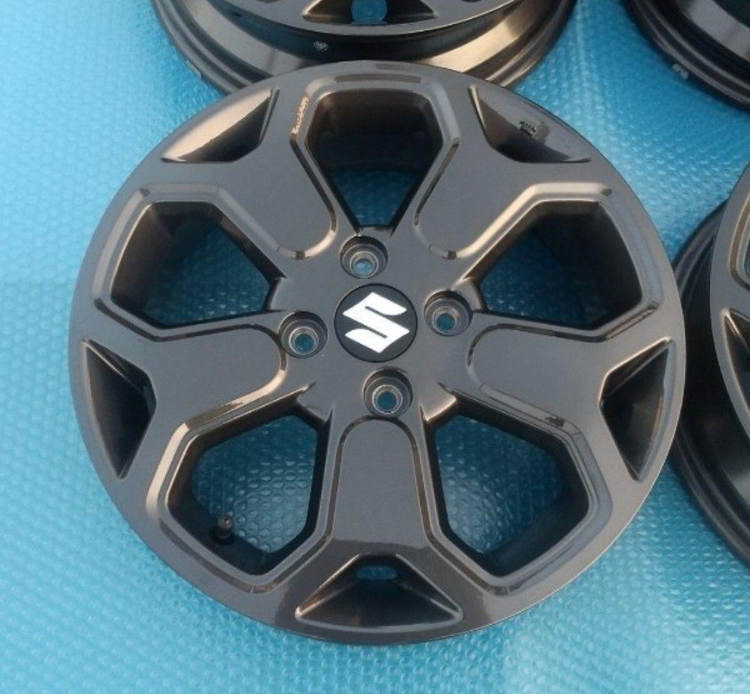 納車前外し 傷無し汚れ無し スズキ ハスラー 純正 アルミ 1本単品 新車外し