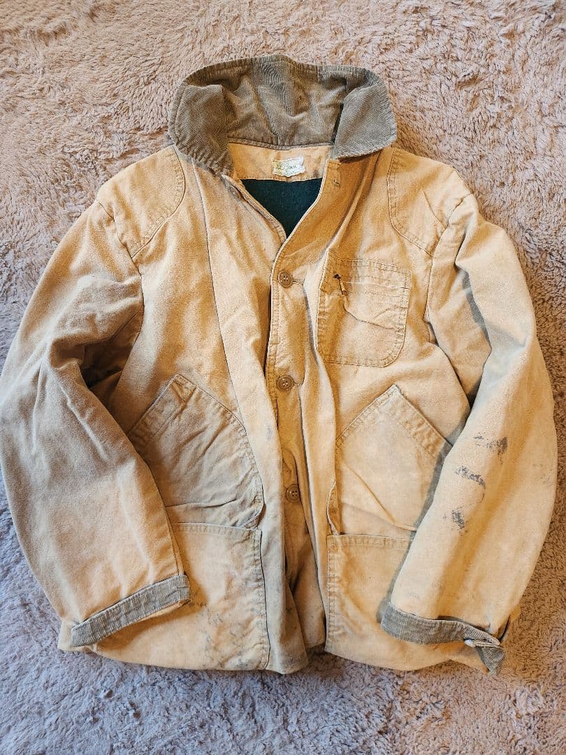 【極！希少】L.L.Bean/ハンティングジャケット/50s〜60s 旧タグ