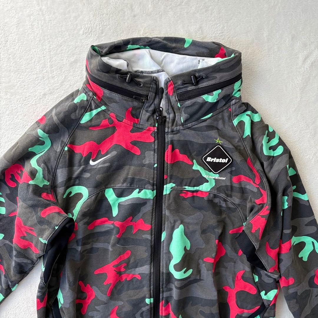 【美品✨】FCRB×NIKE カモフラ　ウォームアップセットアップ　総柄　希少‼️