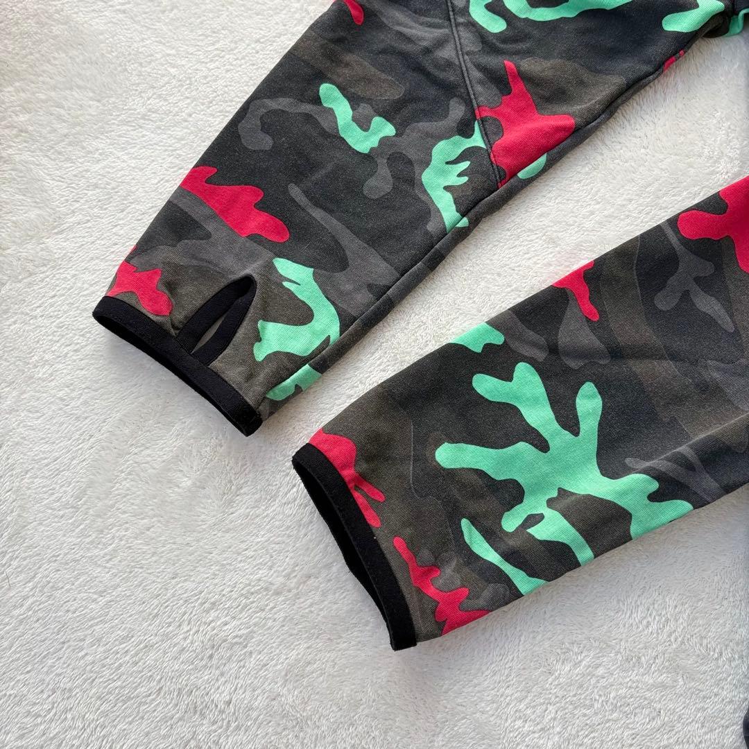 【美品✨】FCRB×NIKE カモフラ　ウォームアップセットアップ　総柄　希少‼️
