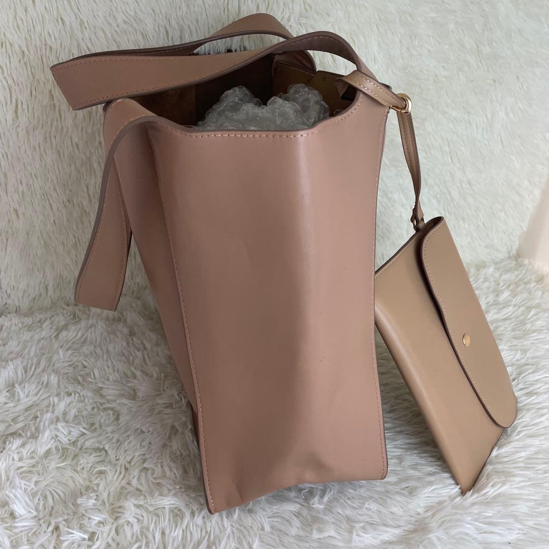 【レア】ステラマッカートニー トートバッグ ピンク ポーチ・カード付　モス