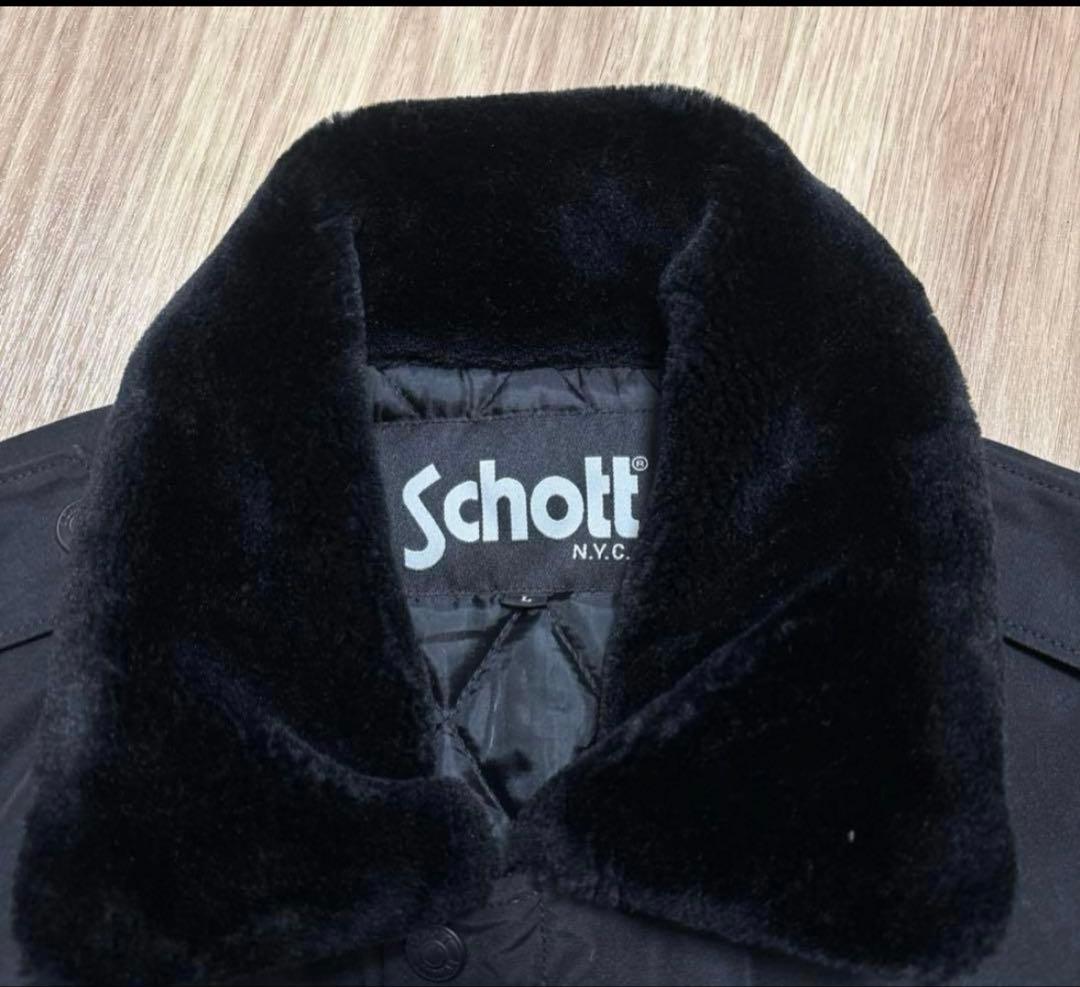 【正月特価】schott フライトジャケット　ma-1 ボア付き