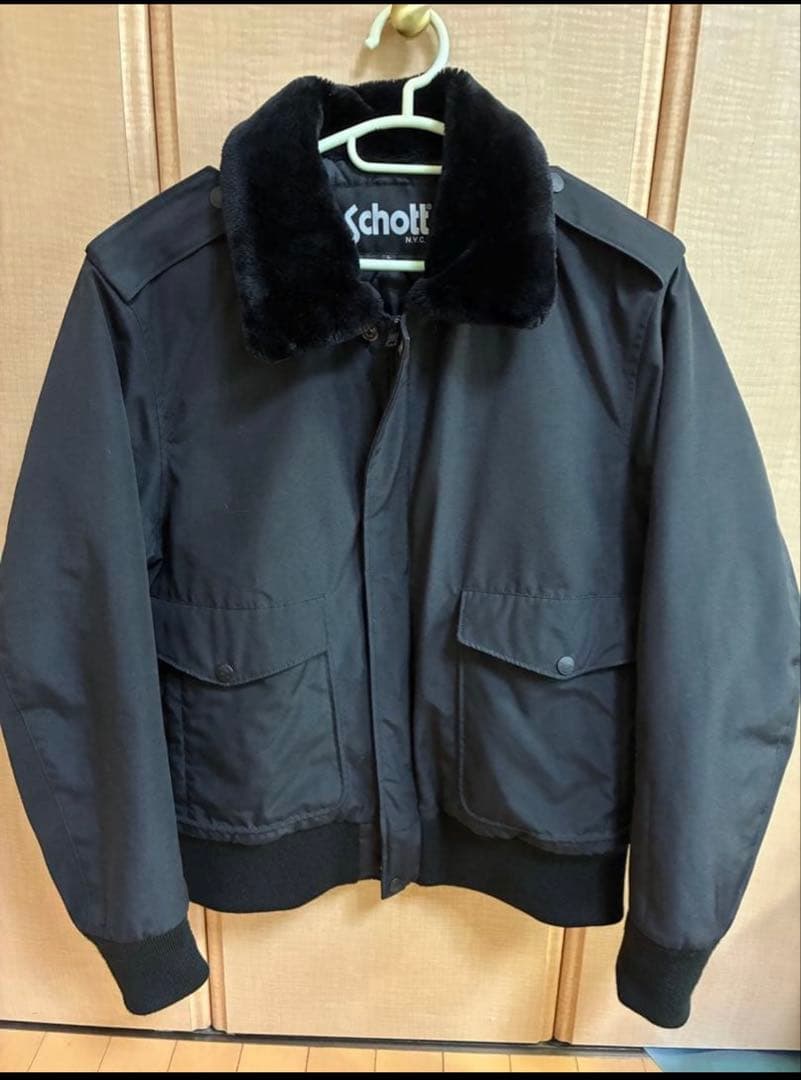 【正月特価】schott フライトジャケット　ma-1 ボア付き