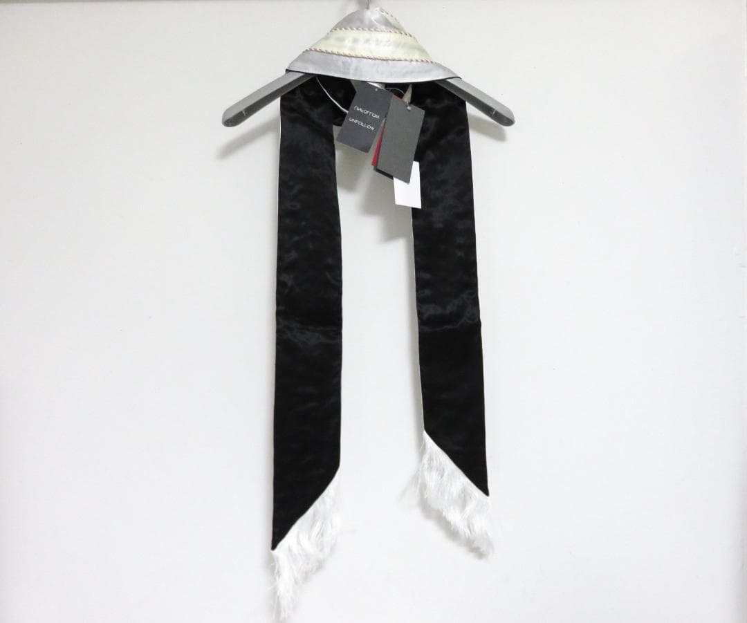定価2.4万 新品 MASU SUKA LONG SCARF シルバー ストール