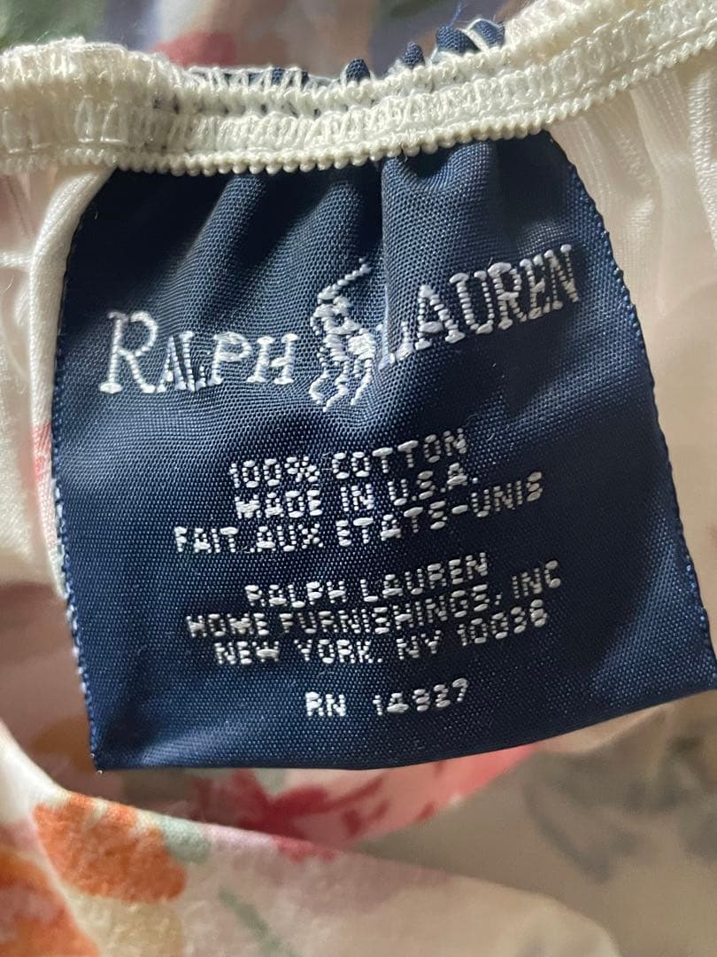 新品の未使用✳︎ラルフローレン✳︎花柄✳︎フィッテドシーツ✳︎シングル