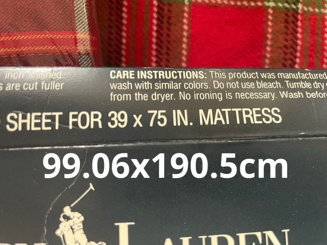 新品の未使用✳︎ラルフローレン✳︎花柄✳︎フィッテドシーツ✳︎シングル