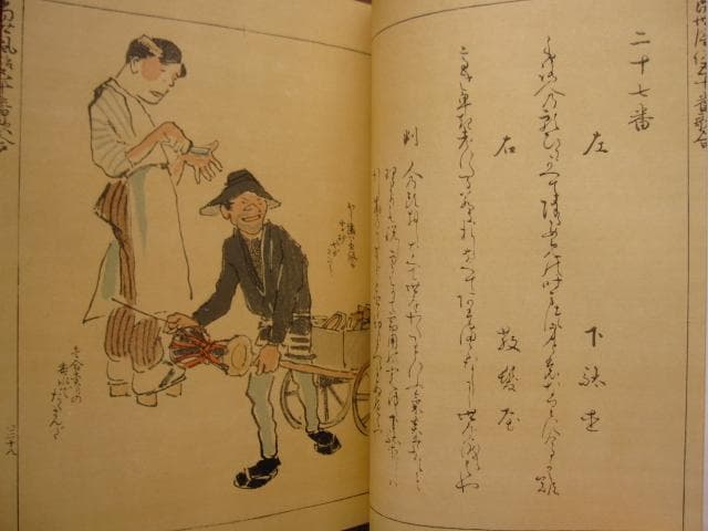 當世風俗五十番歌合　浅井忠　限定200部