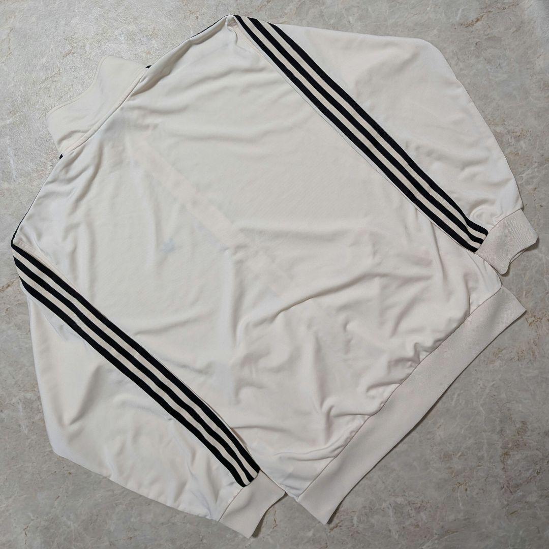 超希少★廃盤品 アディダスベッケンバウアートラックジャケットホワイト黒2XL相当